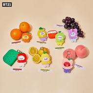 BT21 BTS i Fruit Mini Plush Doll Bag Pendant Clothes Detachable Doll Kim Taehyung RJ