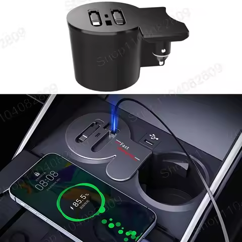 For BMW 2 3 4 Series I3 I4 IX3 X3 X4 G01 G02 G20 G28 G29 225i M240i USB Type-C Fast Charger Shunt Do