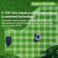 Redkey MGC1000 Robot Lawn Mower with 590ft Boundary Wires for 0.25 Acre (1/4 Acre), 45% Slope, 70Min