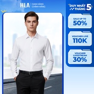 [BEST SELLING] HLA Men's Long Sleeve Shirt – Office Shirt, Soft & Breathable, Elegant