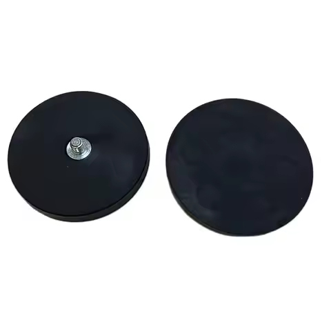43/66/88/135mm 1/4 Flat and 1/4 Bolt Mgnetic Base Rubber Coated Neodymium Pot Magnets Suction Cup Ca
