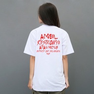 Kepstore Official - Take Risk or Live Like This Forever - 24s Combed Word T-Shirt