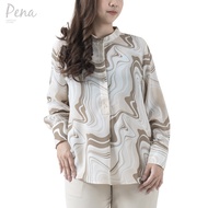 Pena house เสื้อเชิ๊ตผู้หญิงคอจีน แขนยาว POSL012403