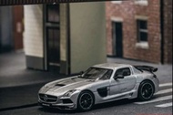 全新 Tarmac Works Mercedes-Benz SLS AMG Coupé Black Series Mercedes Benz 金屬銀