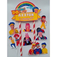 CAKE TOPPER - BIRTHDAY CAKE DECORATIONS WITH D'BILLION PICTURES - DBILLION - D BILLION CAN BE CUSTOM