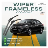 WIPER VIOS GEN 3 WIPER VIOS GEN 3 BOSCH KARET WIPER MOBIL VIOS GEN 3 WIPER MOBIL SEDAN VIOS GEN 3