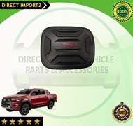 Toyota Hilux Conquest TRD LOGO 2021-2024 Gas Tank Cover Garnish Matte Black ( Car Accessories )