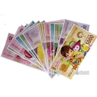 BERGARANSI Uang mainan Anak duitan Karakter Besar Money toys Isi 21
