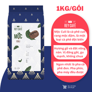 1KG Cà phê Mộc Culi (1kg/gói) - Coffee Nguyên chất rang mộc - Thương hiệu Rey Cafe