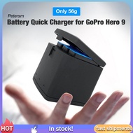 PP   Battery Charging Box Stylish Easy to Operate ABS High Quality Battery Charger Set for GoPro Hero 9o 9