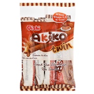 Snack Oishi Akiko Twin vị kem tiramisu túi 10 gói x 14g (từ 3 tuổi)