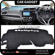 Honda Jazz Fit GK GK5 T5A 3rd Dashboard Carpet Instrument Pad Cover Meter Cover Anti Slip 2014 - 202