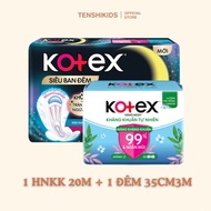 [GIFT NOT SOLD] KOTEX BVS 1 pack HNKK 20M + 1 pack Night 35cm 3M