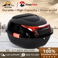 Motorcycle Trunk Box Motorcycle tail 38L universal backrest Compartment General Storage Box