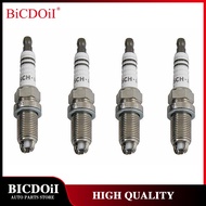 4/6Pc 101000051AA F7LTCR Spark Plug For VW Volkswagen Beetle Golf Jetta Passat Audi BMW Suzuki Chevr