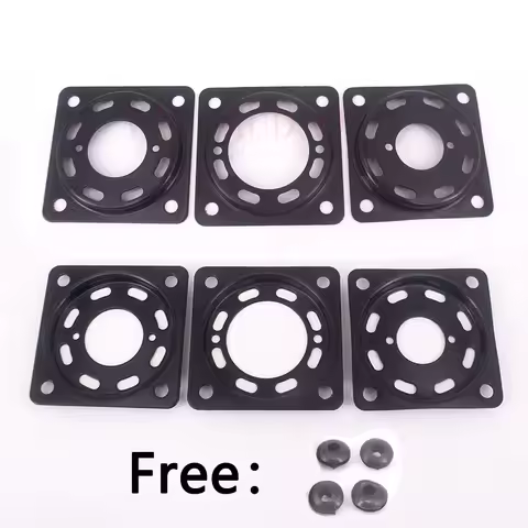 20PCS 4Pin 7Pin 8Pin 9Pin Tube Socket Mounting Plate Iron Shock Proof For KT88 6SN7 2A3 300B 6Z4 12A