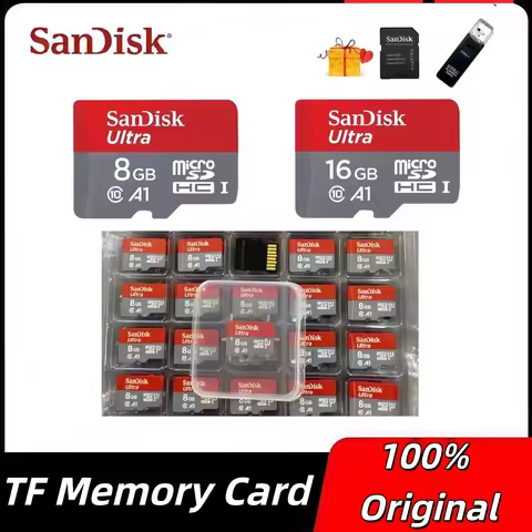 Original Sandisk Memory Card 32GB 16GB 8GB High Speed Micro TF SD Card UHS-I TF Cards For Phone
