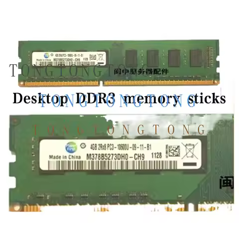 TT For Samsung 4G 2RX8 PC3-10600U DDR3 1333 M378B5273DH0-CH9 Desktop Memory