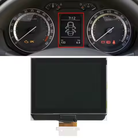 LCD Display For Skoda For Octavia Mk2 1Z 2004-2013 Instrument Cluster Screen For III For Passat B6 A