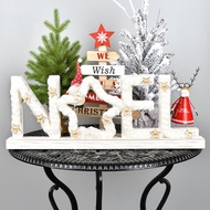 【In Stock】NOEL Wooden Tabletop Christmas Decoration with Illuminated Letters T2WD