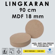 90 cm circle - 18 mm MDF - MDF board wooden MDF board/