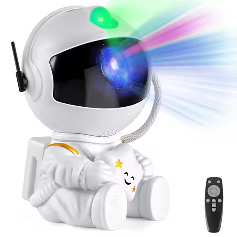 Astronaut Galaxy Projector LED Night Light – Starry Sky Lamp for Kids Bedroom, Room Decor, Galaxy Ba