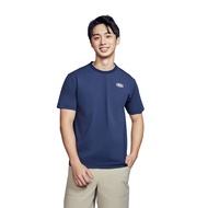 Skechers สเก็ตเชอร์ส เสื้อยืดแขนสั้นผู้ชาย Men Short Sleeve Tee Apparel - SL324M628-NV02