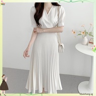 Elegant white long dress for civil wedding fitted formal dress for woman for graduation casual dress