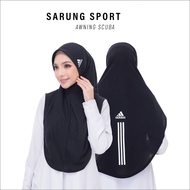 Tudung Sukan | Sports Hijab | Tudung Sarung Sukan Awning Scuba