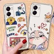 J-50 Zootopia Soft Case for OPPO A36 A57S A76 A57 A77 Realme 9i A77S