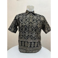 KEMEJA SHORT-SLEEVED BATIK SHIRT FOR/ BATK WEDDING SHIRT / BATIK SHIRT FOR MEN SIMPLE SHIRT FOR MEN 