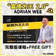 [RM4398] Adrian Wee 富债为王1.0 + 2.0 (3天) 房地产投资课程 + Free 🎁 Loan Genie Bank