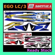 EGO LC Model 3 Yamaha Sticker Body Stripe Moritaka Strike Motor Ego LC/3