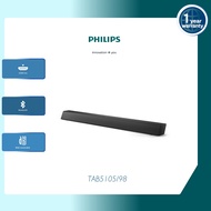 Philips TAB5105/98 Soundbar | 2.0 Channel | 30W | 3 Sound Modes | Bluetooth 4.2 | HDMI(ARC) | Optical | AUX Inputs