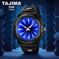 Jam Tangan Pria Analog LED Tajima 9589 Water Resistant Original Garansi + Free BOX