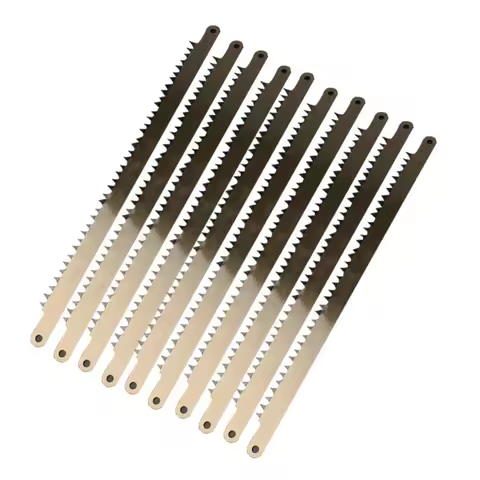 12" Hacksaw Replacement Blades 4TPI 300mm Hand Saw Blades for Cutting Fresh Green Wood