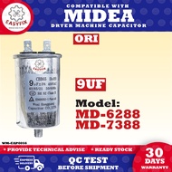 MD-6288 / MD-7388 COMPATIBLE WITH MIDEA 9UF 450V DRYER MACHINE CAPACITOR MD6288 MD7388 6288 7388 KAP