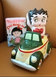 Betty Boop 美國正版 絕版 收藏品 鹽 胡椒粉 陶瓷 公仔 調味樽 figure