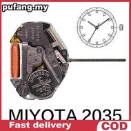 2035 Movement Miyota 2035 Quartz Movement Watch Three-Hand Calendarless Repair Calendar Parts Hot Sa
