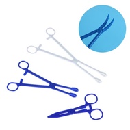 4Pcs Medical Use Plastic Hemostat Forceps Sharp Fishing Forceps Medical Cottonball Sponge Surgical S