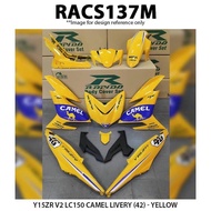 RAPIDO COVER SET CUSTOM Y15ZR V2 CAMEL LIVERY YELLOW 💛