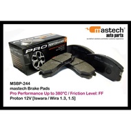 Mastech Pro Performance Brake Pad - Lancer 1.8 Invecs 96-02 / Proton Saga 12V (Front) MSBP-244