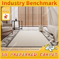 [IM.New Product❤8Optional]Japanese Cream Style Living Room Full Carpet | Wash-Free Wipeable Sofa Cof
