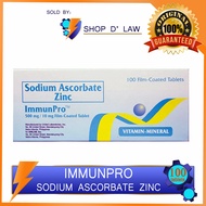 ImmunPro Sodium Ascorbate Zinc ( 100 Film-Coated Tablets)
