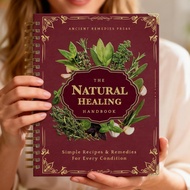 Herbal Remedies Natural Healing Book Spiral Guide Ancient Remedies Wellness