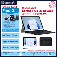 Microsoft Surface Go1 Go2 Go3  2-in-1 pc Tablet（Win10 or win11 system）Intel Pentium Gold 4415Y/4425Y/6500Y，Core M3（8100Y)  4G/8G RAM 64GB/128GB SSD 10.5"