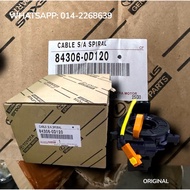 CLOCK SPIRAL SPRING NEW ORIGINAL 84306-0D120 MADE IN ASIA FOR TOYOTA VIOS NCP91 NCP93 NCP150