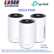 TP-Link Deco PX50 AX3000 + G1500 Whole Home Powerline Mesh WiFi 6 System