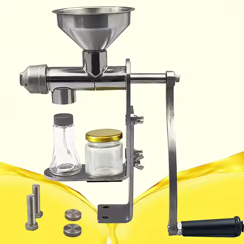 HIGH QUALITY Oil Extraction Press Machine Castor Oil Cold Pressing Machine Hemp Seed Oil Press Machi