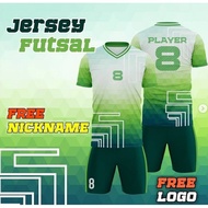 FREE NAMA Baju Jersey Club Team Futsal Sepakbola